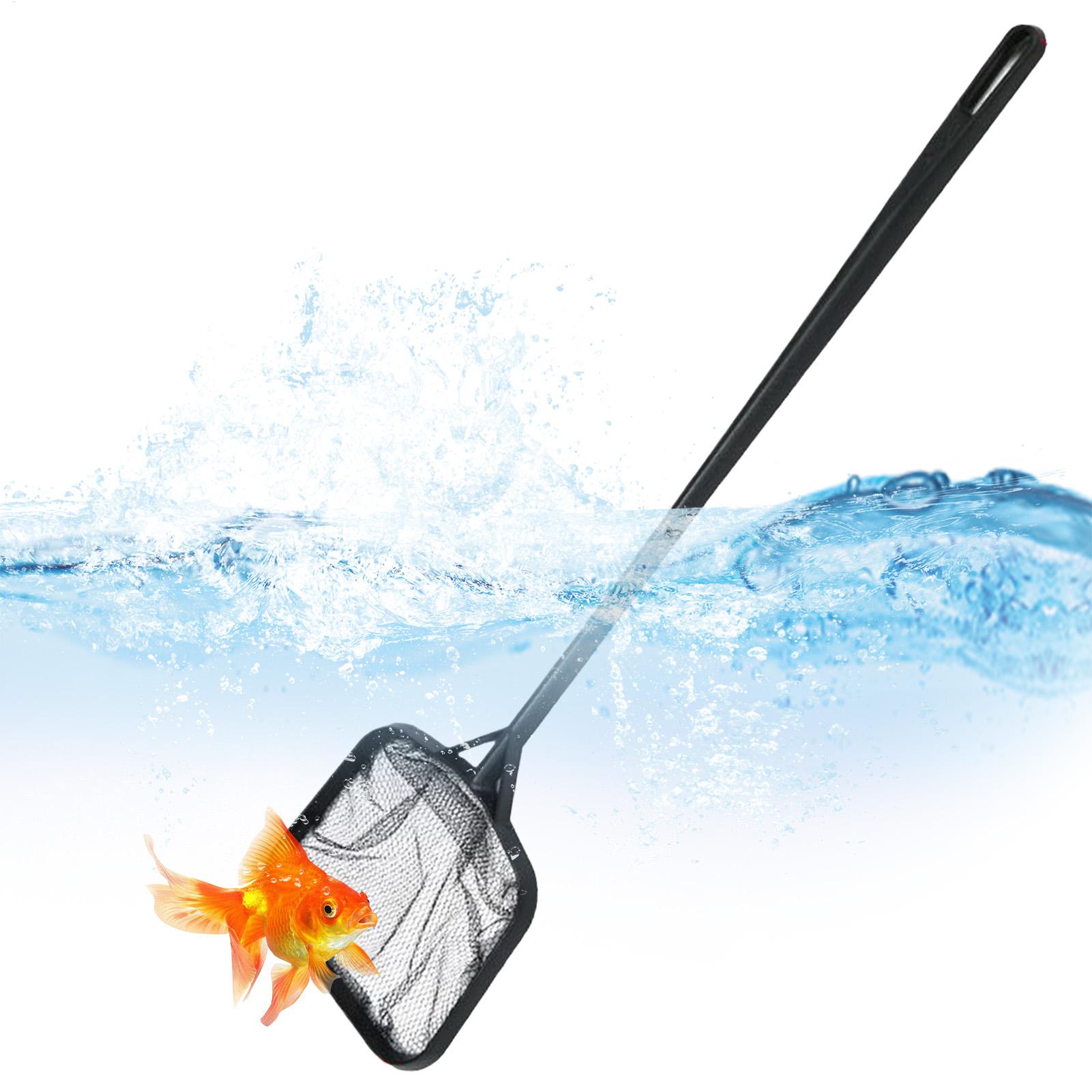 Aquarium Fish Tank Cleaner - ตาข่ายทำความสะอาดสระว่ายน้ำแบบพกพา อุปกรณ์ทำความสะอาดน้ำพุ ตาข่ายกรองสิ่งสกปรก สำหรับตู้ปลา อ่าง และตู้เลี้ยงปลา