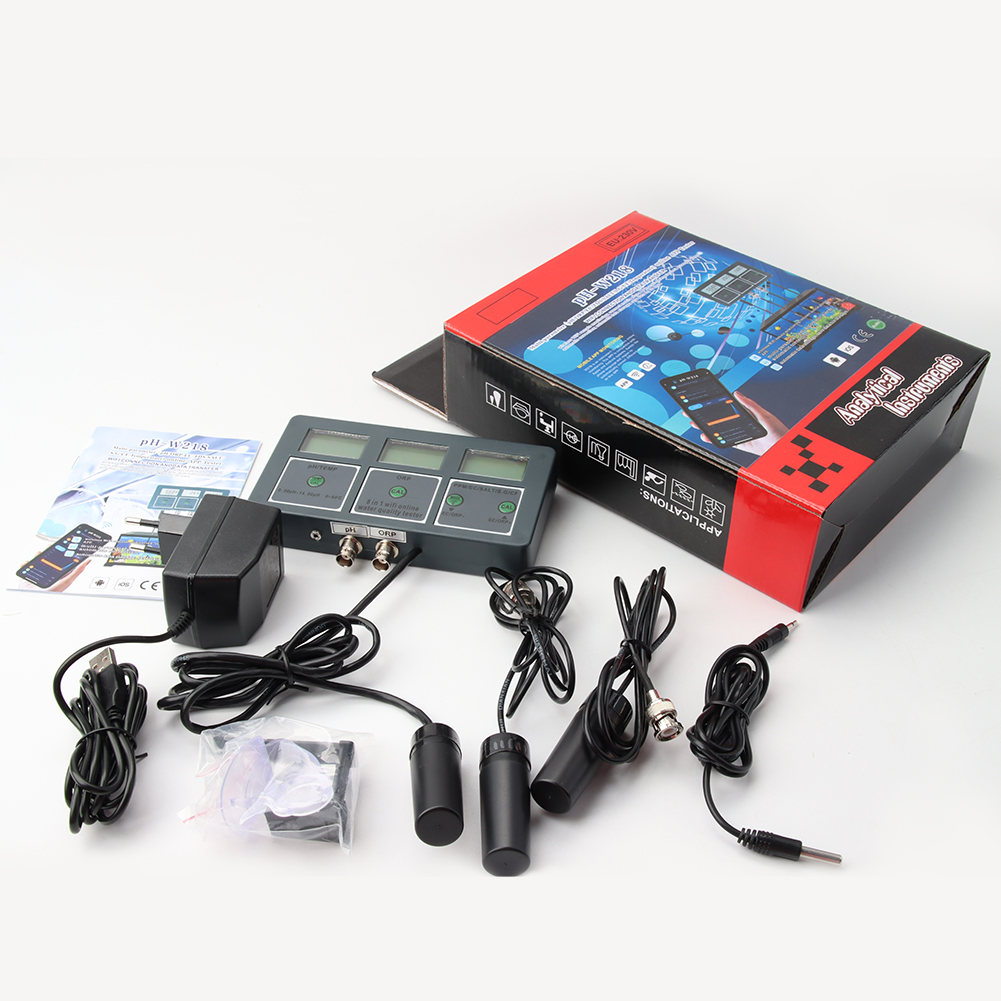 Aquarium Fish Online - เครื่องวัดคุณภาพน้ำในตู้ปลาแบบออนไลน์ พร้อมบันทึกข้อมูล ควบคุมผ่านแอป Tuya WiFi วัดค่า