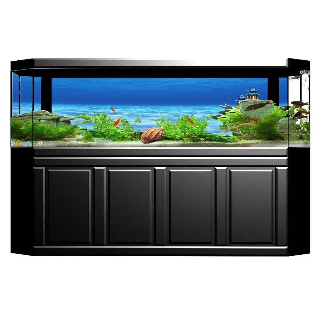 Aquarium Fish Poster - สติ๊กเกอร์ติดผนังตกแต่งตู้ปลา ลายโลกใต้ทะเล