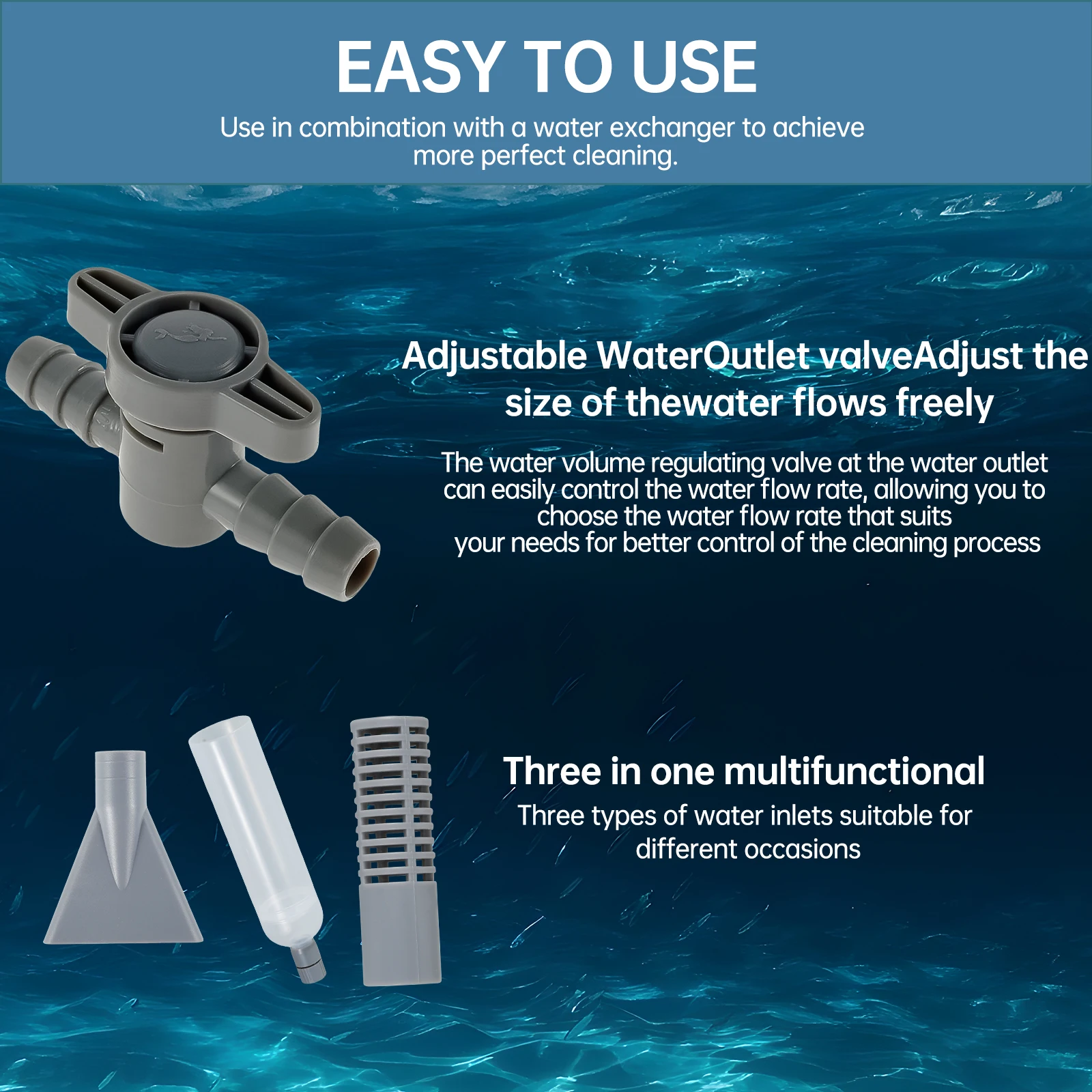 เครื่องดูดฝุ่นอ่างน้ําร้อน 10f - Aquarium Fish Tank Cleaner บทวิจารณ์และราคา