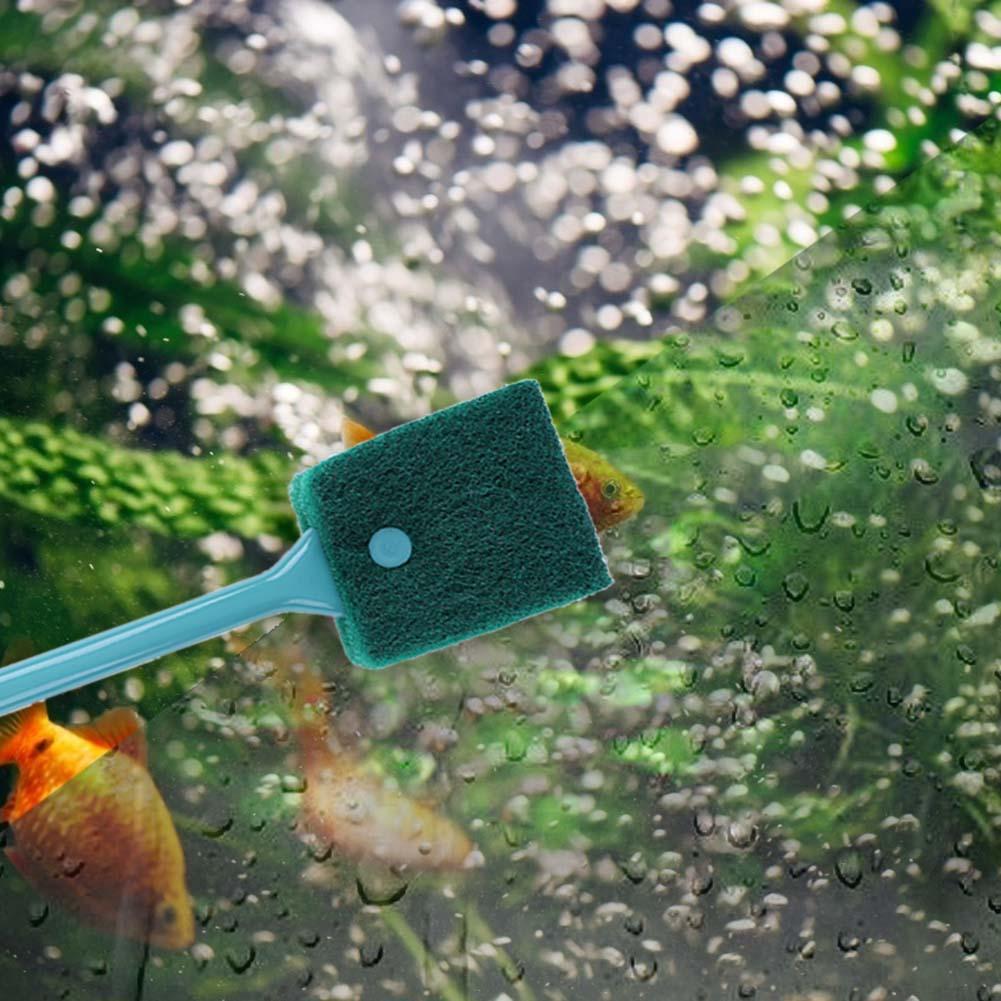 ฟองน้ำทำความสะอาดตู้ปลาแบบสองด - Aquarium Fish Tank Cleaner บทวิจารณ์และราคา