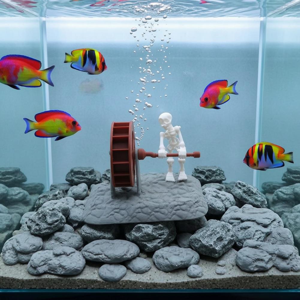 ของตกแต่งโครงกระดูกในตู้ปลา ขอ - Aquarium Fish Unique บทวิจารณ์และราคา