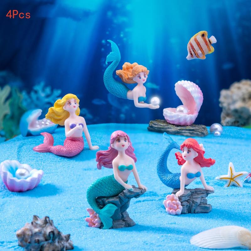 4 ชิ้นพลาสติกตู้ปลาประดับรูปนา - Aquarium Fish Quarantine บทวิจารณ์และราคา