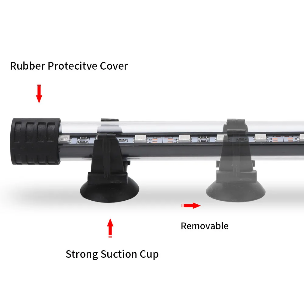 กันน้ํา RGB LED Aquarium ไฟถัง - Fish In Aquarium Picture บทวิจารณ์และราคา