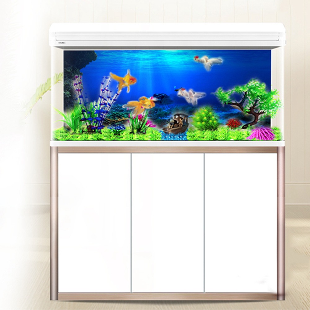 สติ๊กเกอร์ติดผนังตู้ปลา PVC แบ - Aquarium Fish Poster บทวิจารณ์และราคา