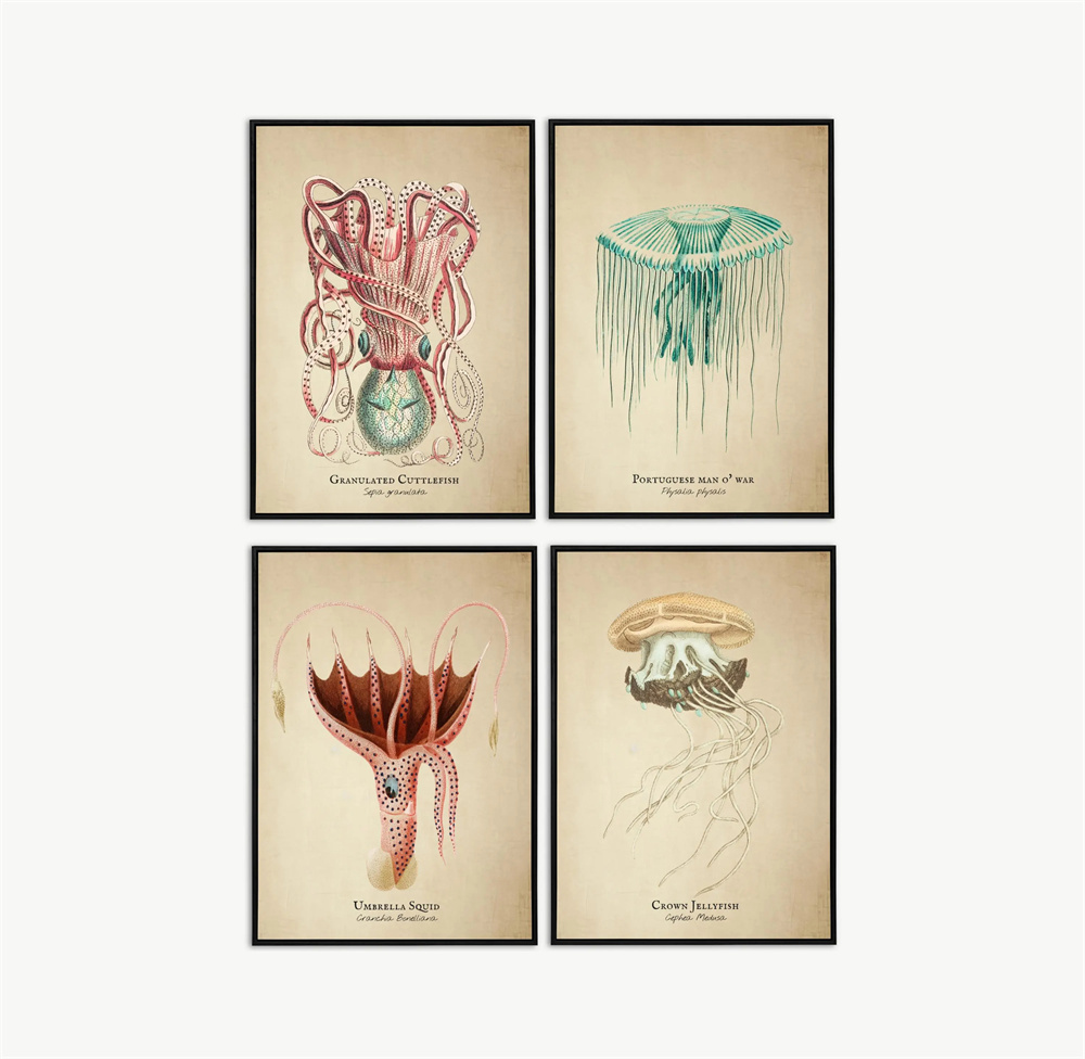 Vintage ภาพ Tropical ปลาแมงกะพ - Fish In Aquarium Picture บทวิจารณ์และราคา