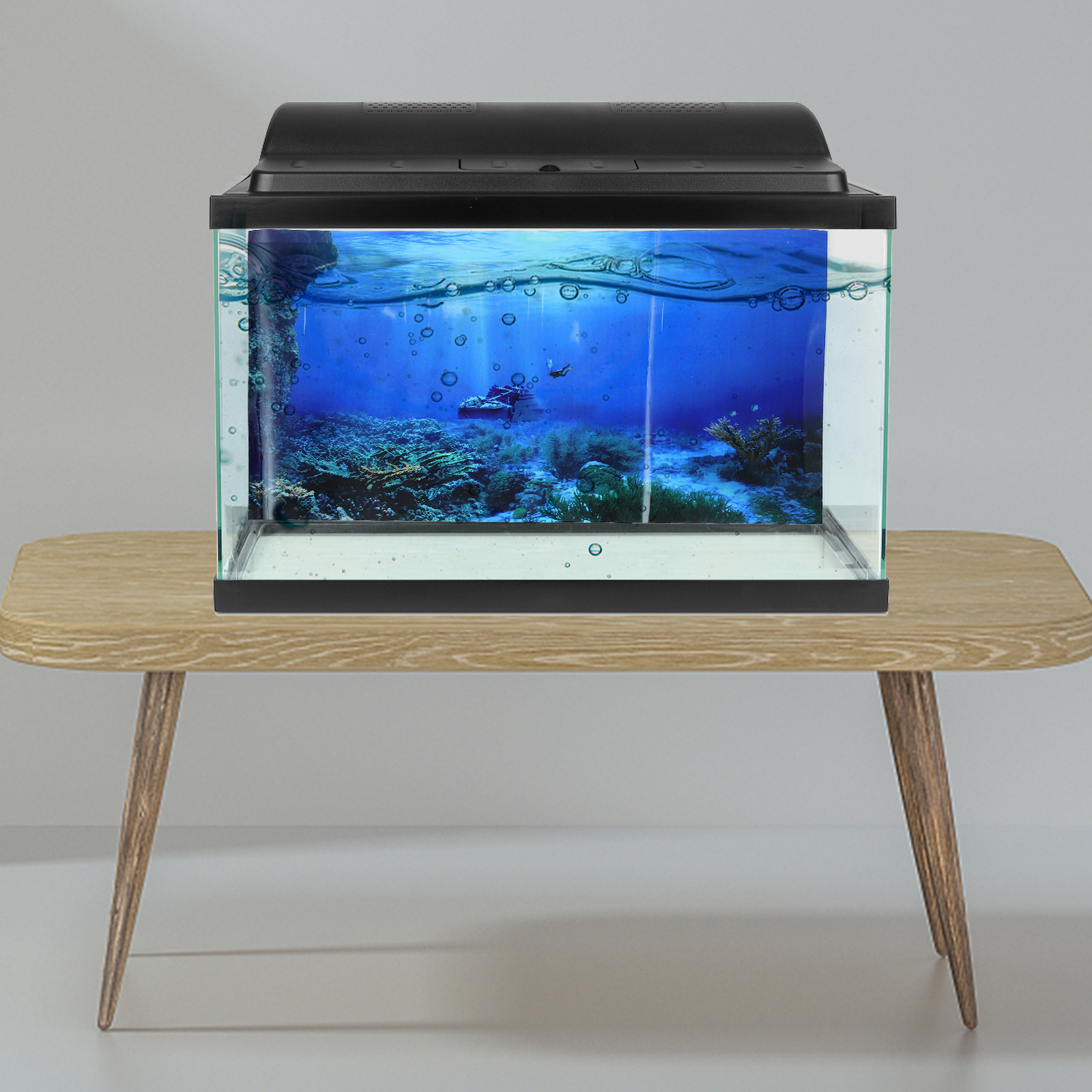 วอลเปเปอร์ตู้ปลา สติ๊กเกอร์พื้ - Fish In Aquarium Picture บทวิจารณ์และราคา